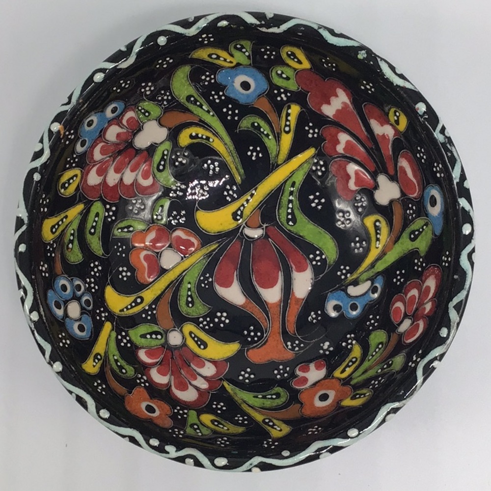 Hand Painted Turkish Ceramic Bowls - Picture 8 of 11